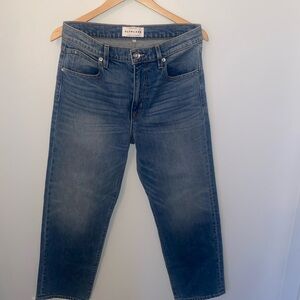 SLVRLAKE Women's Straight-Leg Jeans in Medium Wash Blue